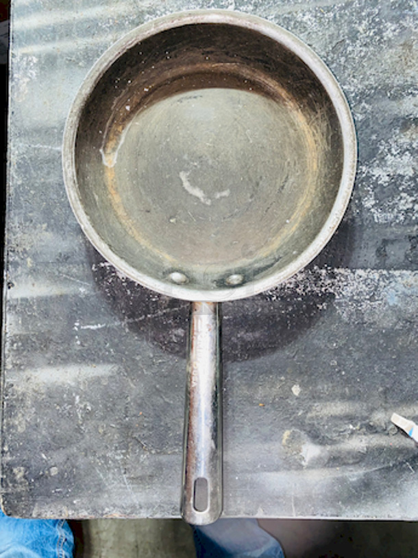 HUMONGOUS! Lot of Buffets/Catering Equipment. 
Includes (2) Crates of individual Frying Pans, (3) Containers of gravy boats, cream dispensers and etc, (1) container of Chefs Knives.  - Image 4 of 12