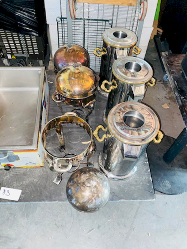 FANCY! Stainless Steel Buffett Chaffers, Airpot Cover-Ups and Vienna Beef Hot Well.  - Image 3 of 5