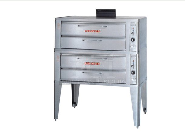 Used Blodgett 961 Natural Gas Stone Deck Oven with Draft Diverter - 74,000 BTU Working
60x38x64 - Image 1 of 10