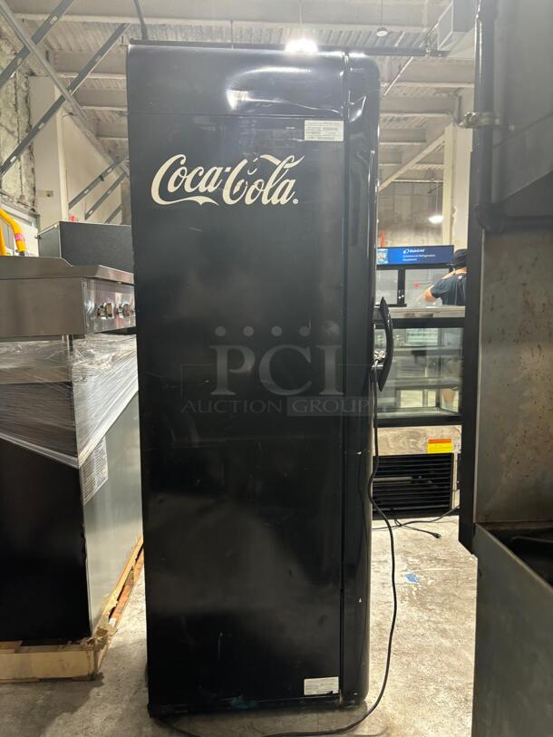 Frigoglass 1 Door Retro Style CocaCola Refrigerator! All Black Model
 - Image 4 of 4