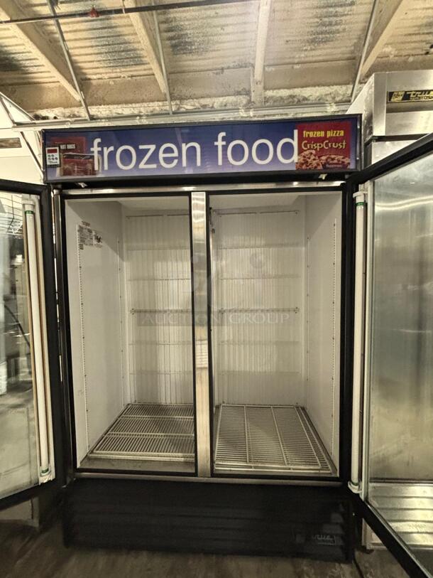 Turbo Air Door Freezer Merchandiser Black Exterior
 - Image 1 of 5