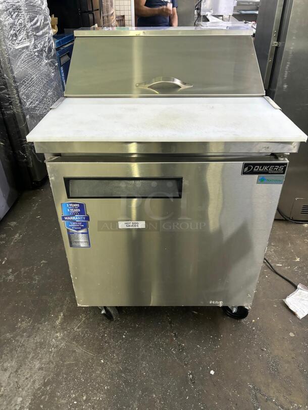 AWESOME MUST SEE! Dukers Commercial Food Prep Table DSP29 - Image 2 of 6