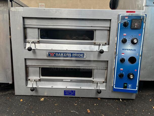 Bakers Pride EP-2-2828, 9,500 Watt Electric Countertop Pizza Oven, Double Deck
 - Image 1 of 2
