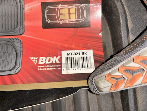 BDK Auto MT-921-BK MOTOR TREND All Weather Mats, 4-Pieces , Odorless. Fits: Cars, Trucks, Vans & Suvs, - Image 2 of 2