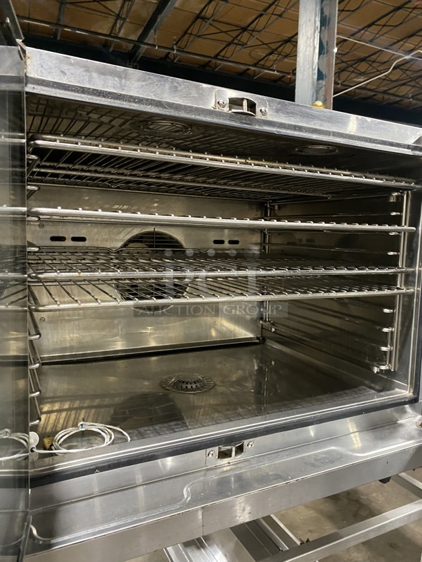 Sweet! BLODGETT Commercial Natural Gas Convection Oven W/ View Through Doors And Metal Oven Racks! On Legs! Model 100G/AA Serial 102811KJ013S 115V/60Hz/1 Phase - Image 6 of 10