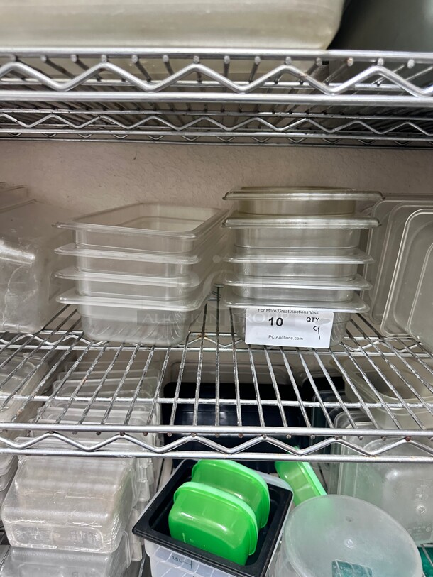 Commercial Plastic 1/6 Size Container NSF - Image 4 of 5