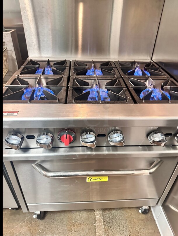 Quality MR6-C-S-3 36 inch 6 Burner Gas Range w/ Standard Oven - Image 5 of 10