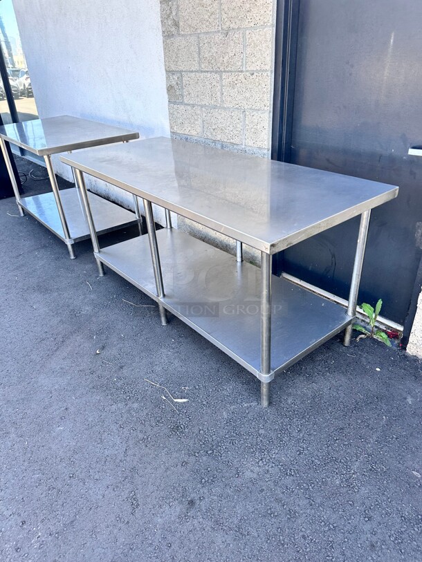 Nice GSW USA WT-P3072 Premium All Stainless Steel 30 x 72 Work Table - Image 6 of 6