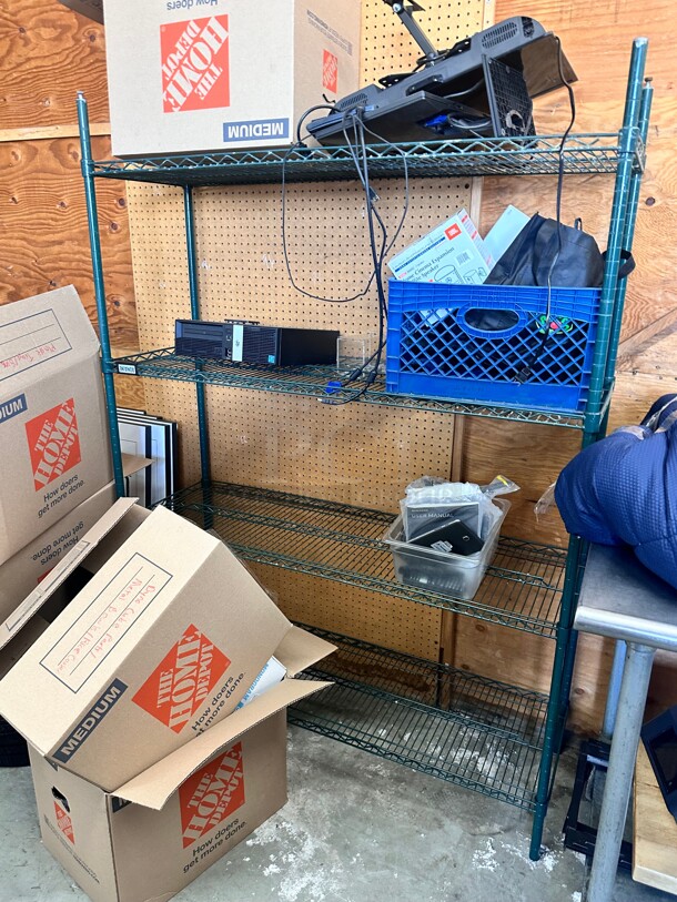 54x18x84 Green Wire Rack - Image 2 of 2