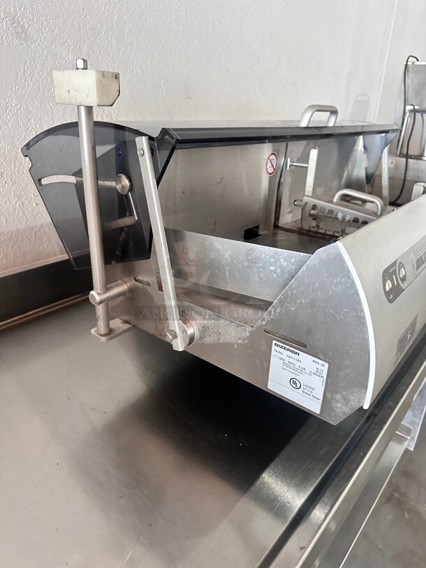 BIZERBA BRS 38 VARIABLE COMMERCIAL THICKNESS BREAD SLICER 120 Volt Working - Image 8 of 10