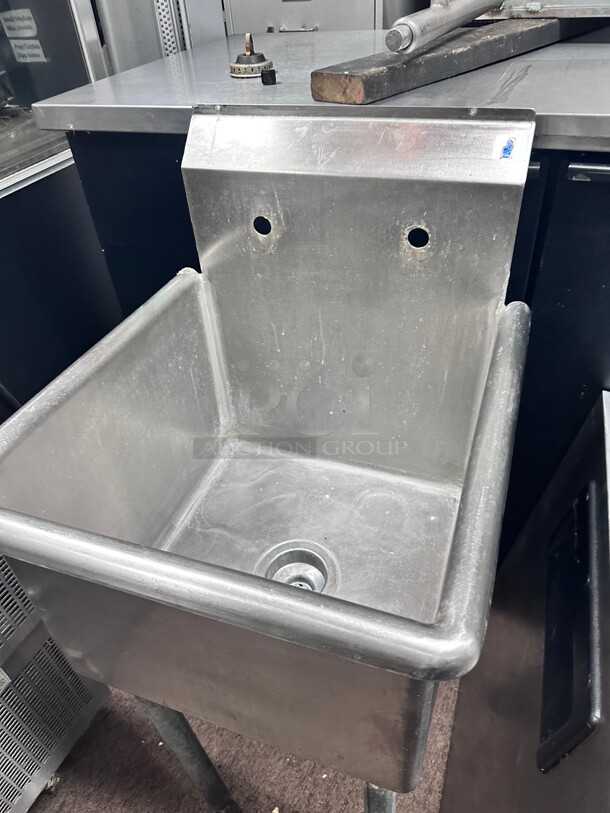 Commercial Heavy Duty Stainless Steel Mop Sink NSF - Image 4 of 7