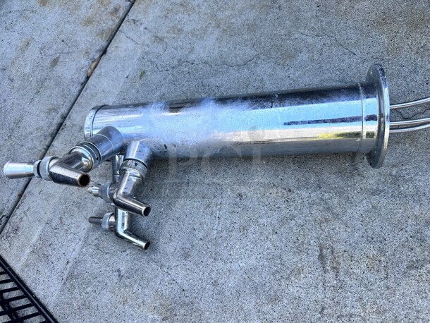Perlick 4006-5B - Tee Draft Beer Tower (3) chrome faucets - Image 2 of 7