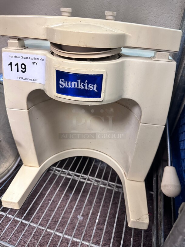 Sunkist S-100 Commercial Sectionizer NSF Manual  - Image 1 of 6