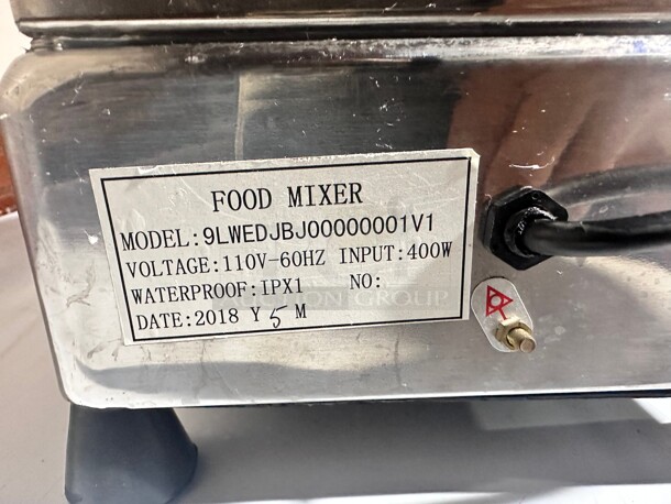 Late Model Commercial Mixer Variable Speed 115 Volt Working - Image 8 of 9
