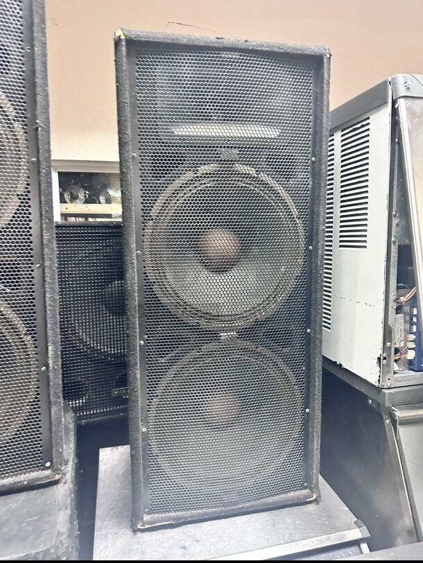 JBL SF25 PA Speakers. each w 2- 15