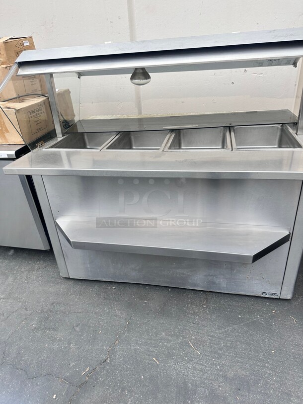 Wells 4 Bays Steam Table Wit Sneeze Guard 220 Volt   - Image 3 of 11