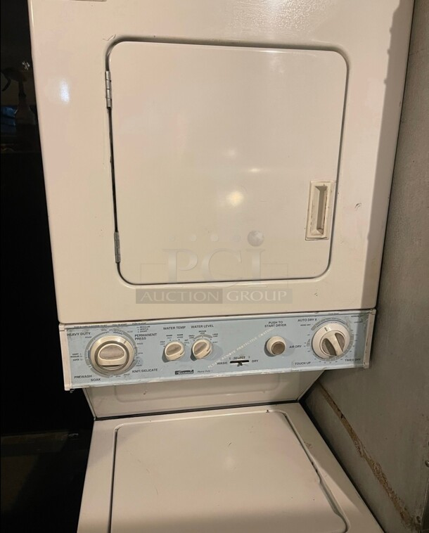 Working Kenmore Heavy Duty Commercial Washer And Dryer Stack 120 Volt  - Image 5 of 6