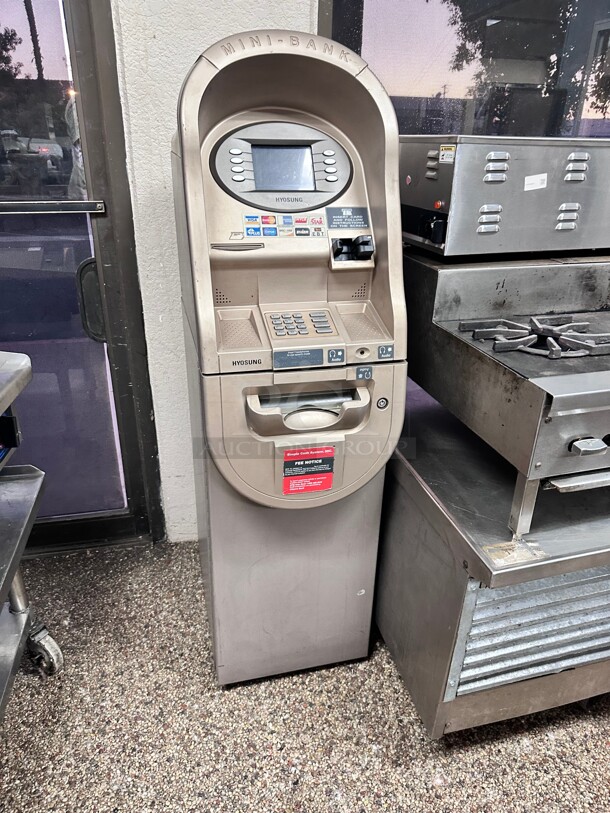 Clean Hyosung ATM Mini Bank 1500 No Key No Processing Fees  - Image 3 of 9