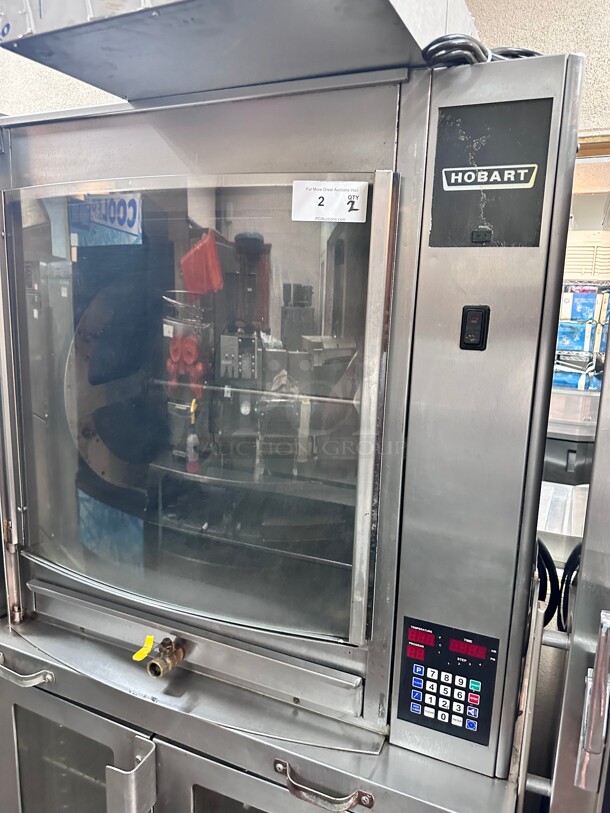 Working HOBART HR7 ELECTRIC ROTISSERIE CHICKEN RIBS Machine NSF 220 Volt 3 Phase  - Image 3 of 7