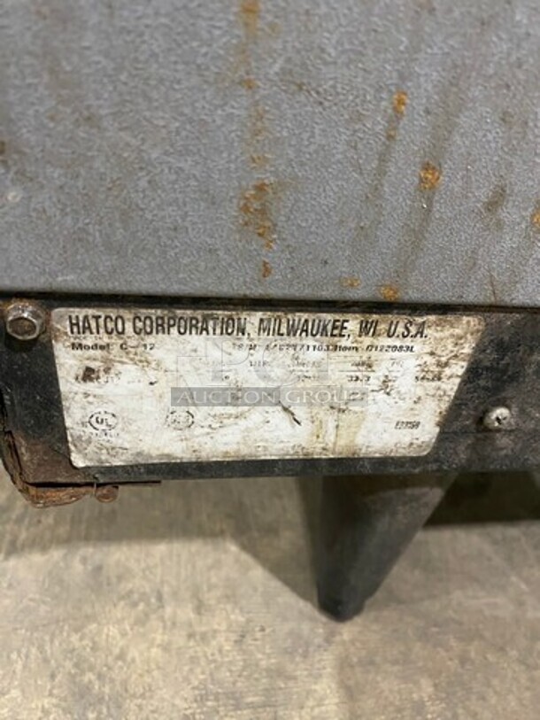 Hatco! All Stainless Steel C-12 Metl Commercial Hot Water Booster Heater! on Legs! 208V 3Phase! - Image 6 of 7
