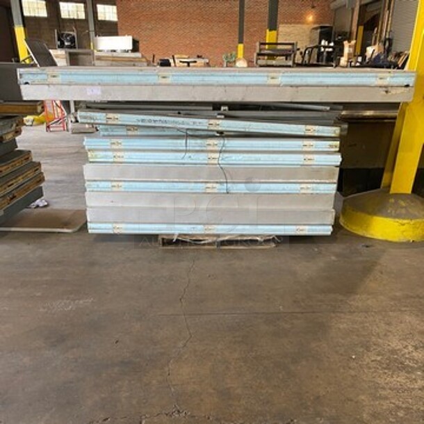 AmeriKooler Commercial 8'x10'x7 1/2' Walk in Cooler! With Floor Screeds! With Outdoor Remote Compressor! With Blower! Door Panel Model: C3478 208/230V 1 Phase - Image 1 of 12