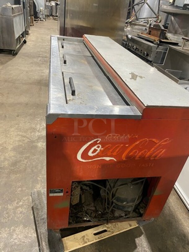 Dixie Narco Commercial Electric Powered Beverage Cooler! Stainless Steel! Model: CFT33C SN: 843294 115V - Image 2 of 8