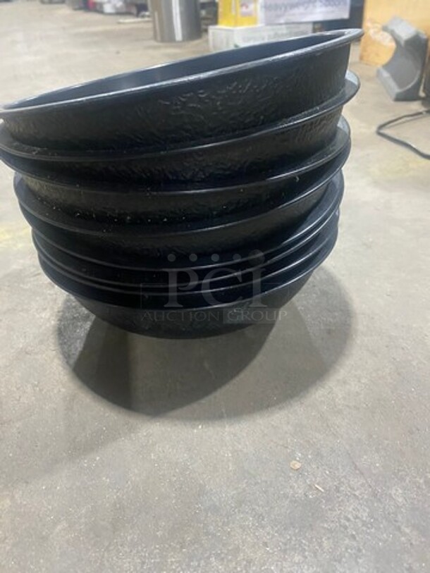 Black Poly Bowls! 9x Your Bid! - Image 2 of 6