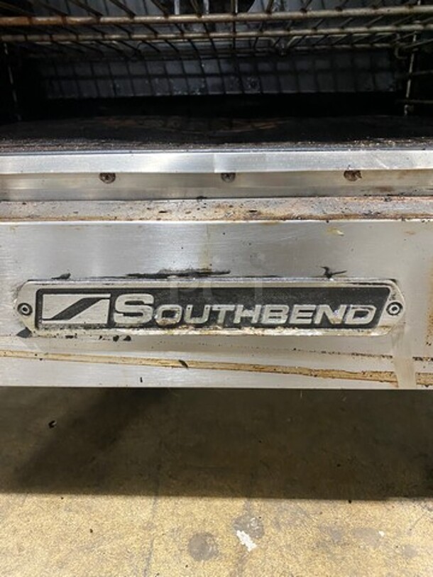 Southbend Commercial Natural Gas Powered Double Deck Convection Oven! With View Through Doors! Metal Oven Racks! All Stainless Steel! On Legs! Silver Star Edition! 2x Your Bid Makes One Unit! - Image 11 of 12