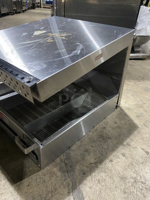 Marshall All Stainless Steel Counter Top Crisp-N-Hold Warmer Dump Station! Great For Chicken & Fries! Model RR5E Dump Station Serial 0215H37060! 208V 1 Phase!  - Image 3 of 9