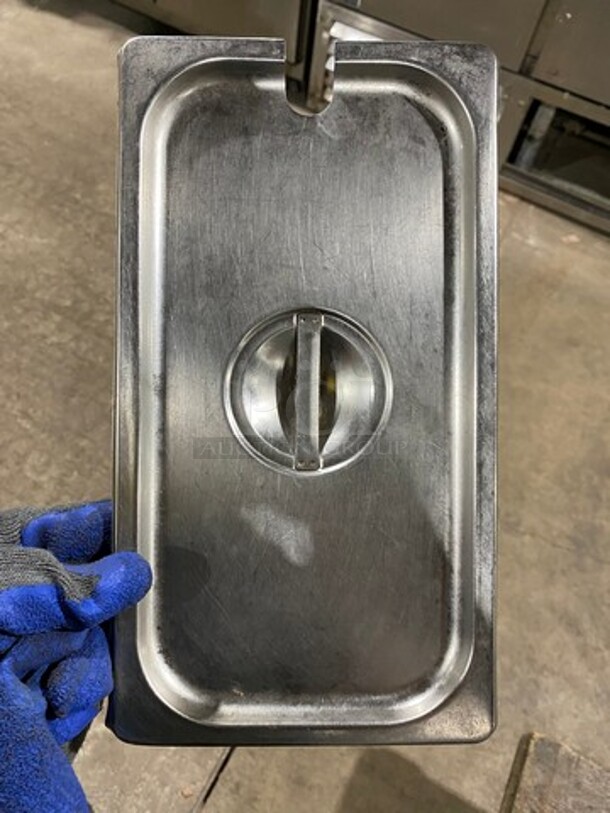 ALL ONE MONEY! Assorted Size Stainless Steel Steam Table/ Prep Table Food Pan Lids! Some May Be Slotted! - Image 2 of 4