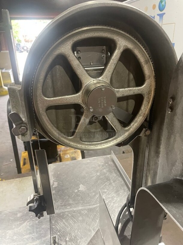 SWEET! Biro Commercial Floor Style Heavy Duty Meat Saw! All Stainless Steel! Model 22 Serial 36959! On Legs! 1Phase!  WORKING WHEN REMOVED! - Image 7 of 12