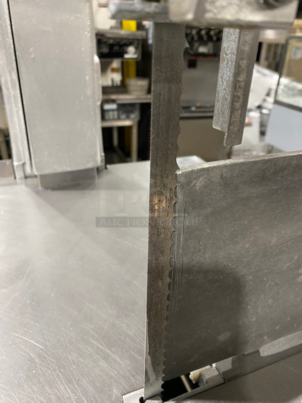 WOW! Biro Commercial Floor Style Heavy Duty Meat Band Saw! All Stainless Steel! On Legs! 208V 3 Phase - Image 5 of 10