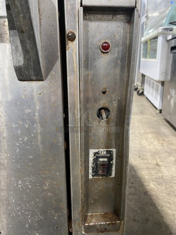 Wolf Commerical Natural Gas Powered 6 Burner Stove! With Convection Oven Underneath! All Stainless Steel! On Casters! - Image 10 of 11