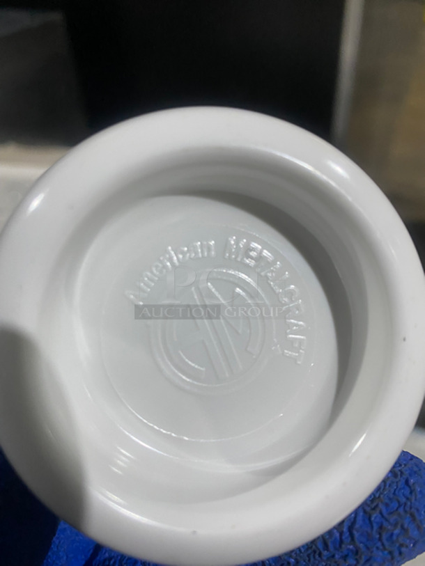 ALL ONE MONEY! Box Full Of White Ceramic Dipping Saucers! - Image 6 of 6