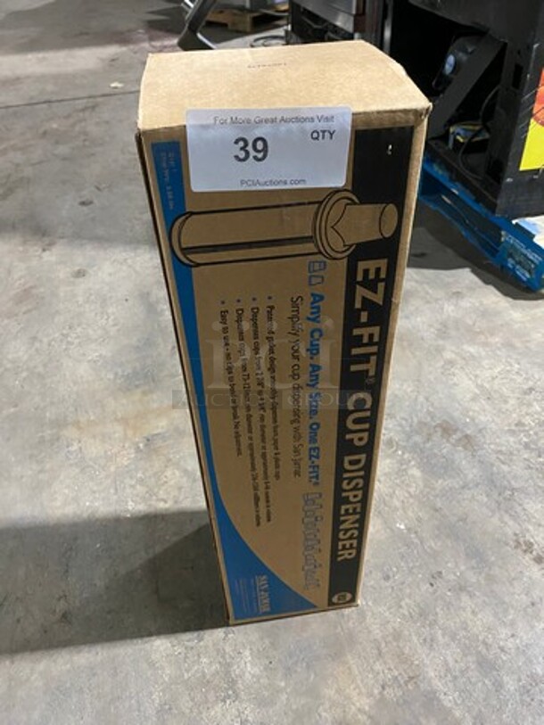 NEW! IN THE BOX! San Jamar EZ-Fit Cup Dispenser! One Size Fits All! - Image 1 of 4