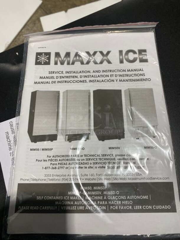 NICE! BRAND NEW! IN THE BOX! Maxx Ice Undercounter Automatic Ice Maker Machine! Model: MIM50 SN: 005009210254 115V - Image 10 of 12