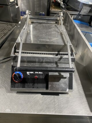 Star Pro Max Counter Top Heavy Duty Panini Press Grill! Model CG14 Serial GG140715A0033! 120V 1 Phase! 