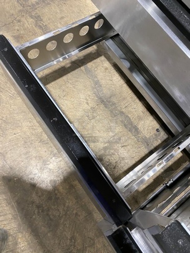 Silver King Commercial Refrigerated Chef Base! With 4 Drawer Storage Space! All Stainless Steel! On Casters! Model: SKRCB84H SN: SAJM82804A 115V 60HZ 1 Phase - Image 6 of 9