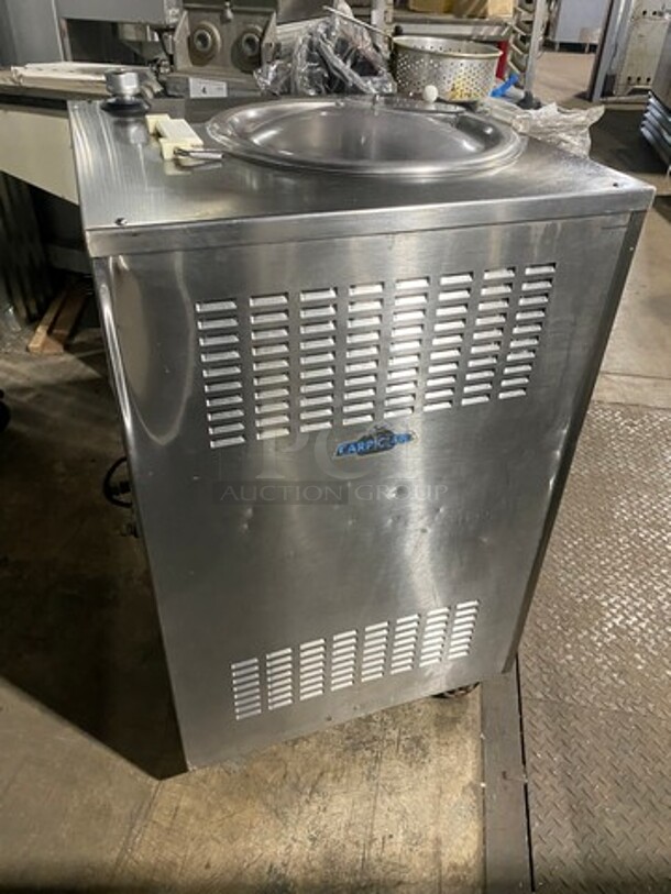 FAB! Carpigiani Commercial Floor Style Gelato Cream Cooker/Pasteurizer! All Stainless Steel! Model PASTOCREMA 55 Serial 387735! 220V 3 Phase! On Casters! - Image 2 of 10
