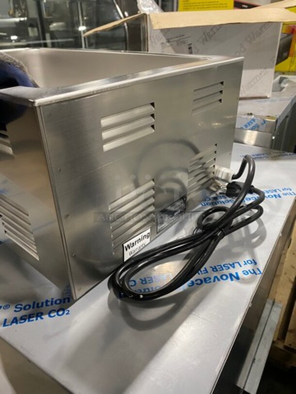 NEW! IN THE BOX! LATE MODEL! 2020 Adcraft Commercial Countertop Single Well Food Warmer! All Stainless Steel! Model: FW1200W 120V - Image 5 of 9