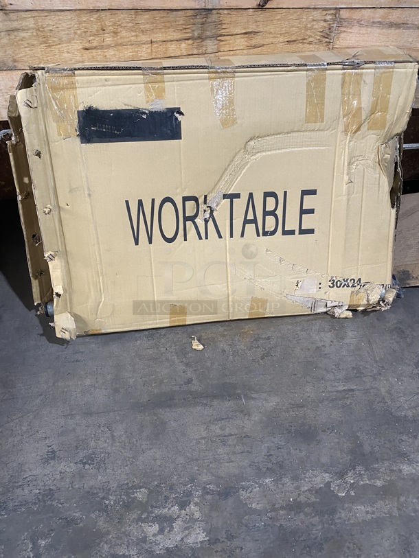 New In The Box! All Stainless Steel 24 By 30 Work/Prep Table With Undershelf! - Image 2 of 3