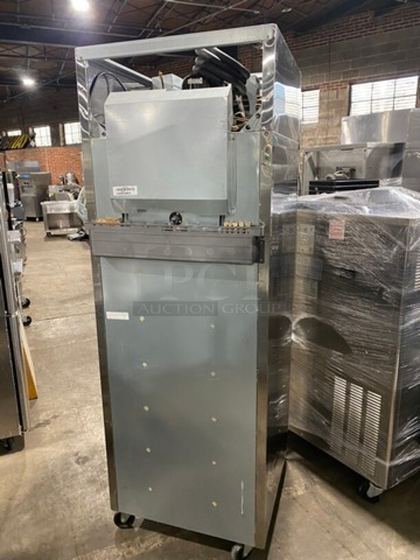 Turbo Air Commercial Single Door Reach In Refrigerator! With Poly Coated Racks! All Stainless Steel! On Casters! Model: M3R241 SN: M3R2L8Z083 115V 60HZ 1 Phase - Image 4 of 9