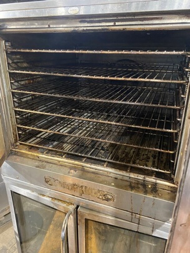 Blodgett Commercial Electric Powered Double Deck Convection Oven! With Metal Oven Racks! All Stainless Steel! On Legs! Model: EZE1 SN: 0780H5416102 208/220V 60HZ 3 Phase - Image 5 of 10