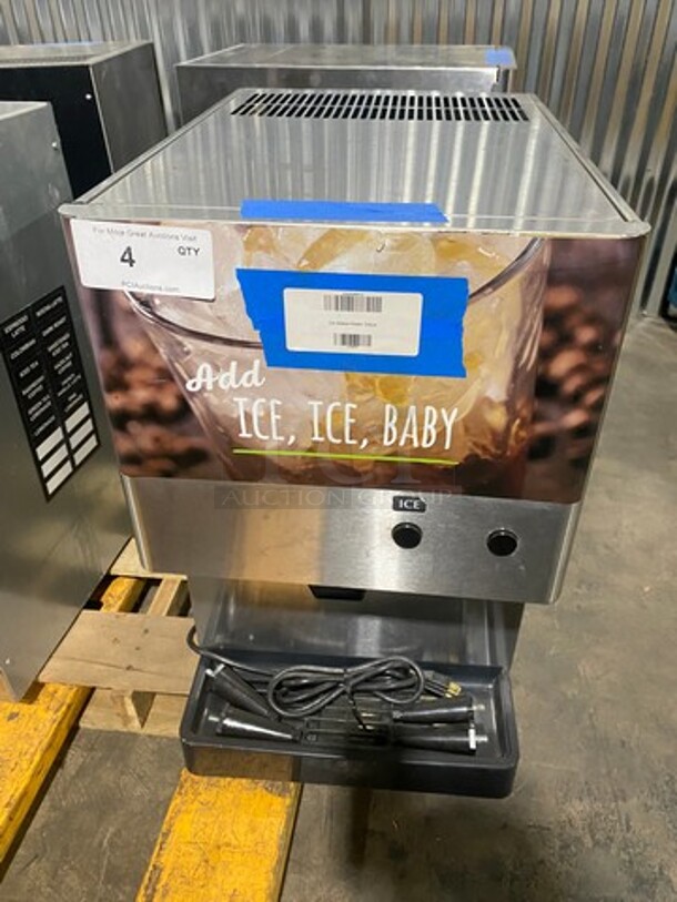 WOW! SCRATCH-N-DENT! LATE MODEL! Hoshizaki Commercial Countertop Refrigerated Ice Maker/Dispenser And Water Dispenser! All Stainless Steel! With Legs! Model: DCM270BAH SN: C18907F 115/120V 60HZ 1 Phase - Image 1 of 8