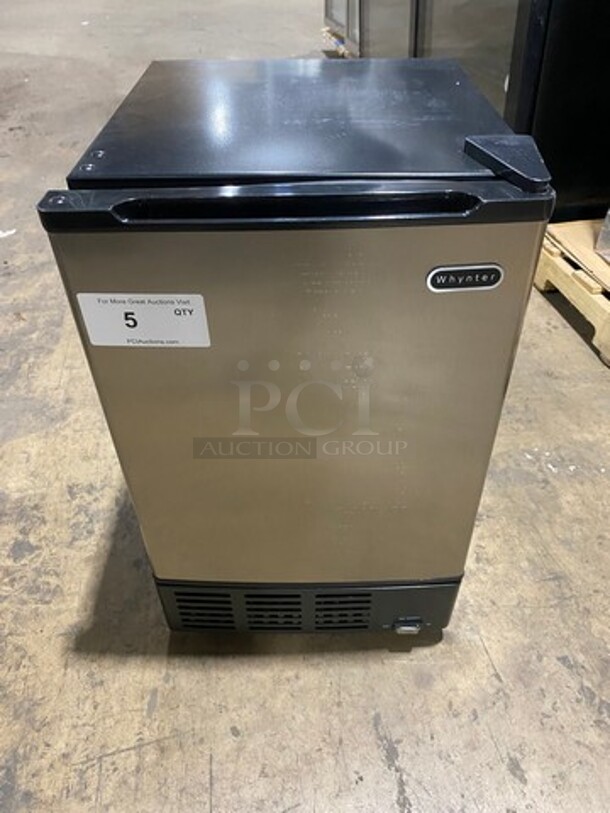 NEW! OUT OF THE BOX! SCRATCH-N-DENT! Whynter Undercounter Built In Ice Maker! All Stainless Steel! Model: UIM155 115V - Image 1 of 8