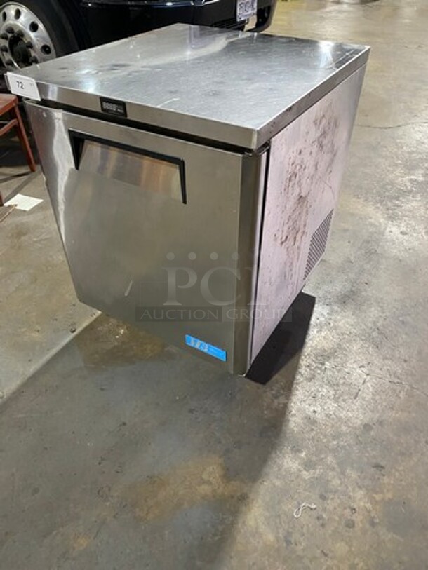 Turbo Air Commercial Single Door Lowboy/ Worktop Cooler! All Stainless Steel! Model: MUR28 SN: MU2RB03027 115V 60HZ 1 Phase - Image 2 of 10
