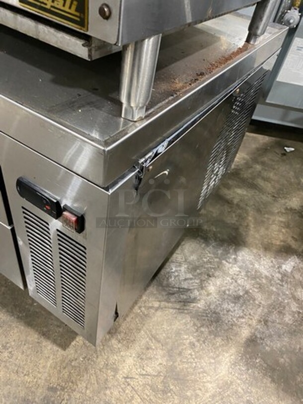 COLDLINE All Stainless Steel Refrigerated 36 Inch 2 Drawer Chef Base! Model CB36! On 
Casters! - Image 3 of 9