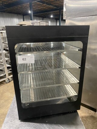 2019 Late Model! Hebvest Countertop Hot Display Case Merchandiser! Model PD04HT Serial C851903018-UF7W! 120V 1 Phase!