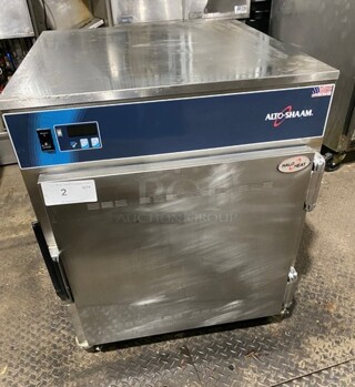 Late Model! 2018 Alto Shaam Stainless Steel Commercial Heated Holding Cabinet on Commercial Casters!  Working When Removed! MODEL 750-S SN: 2373431-000 120V 1PH