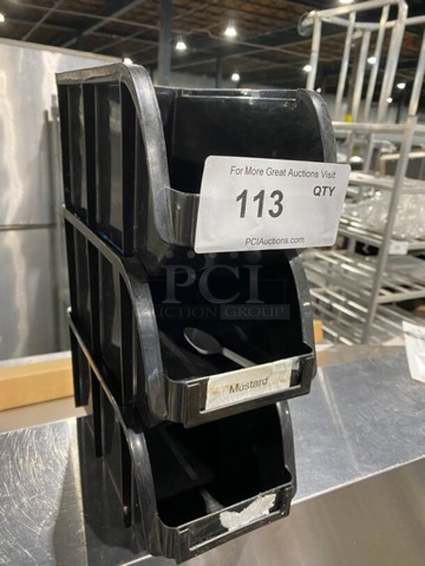 Black Poly Condiment Holder! - Image 3 of 6